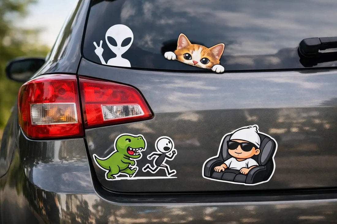 15 Funny Stickers to Put on Cars - Peelory