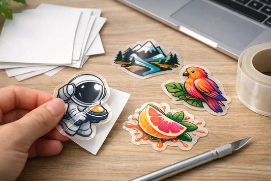 Custom Die Cut Clear Vinyl Stickers That Pop - Peelory