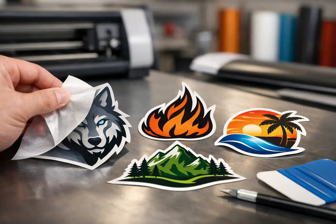 Custom Die Cut Vinyl Decals That Actually Last - Peelory