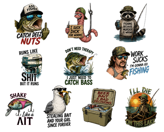 Gone Fishin' Sticker Pack